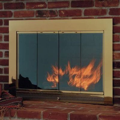 Fireplace Glass Doors Open or Closed: A Debate on Aesthetics and Efficiency